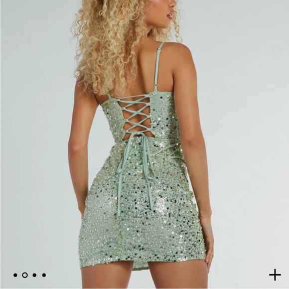 Windsor baby pink sequence dress - Picture 8 of 9